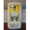 Carcasa 2D Samsung Galaxy Trend "tengamos la fiesta en paz"