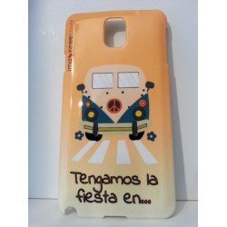 Carcasa 3D Samsung Galaxy Note 3 "tengamos la fiesta en paz"