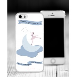 Carcasa IPhone "Mamá gracias a ti puedo conseguir mis sueños"