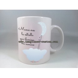 Taza "eres la estrella que ilumina mi camino"