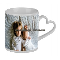 Taza corazón personalizada