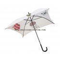 Paraguas blanco personalizado