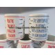 Taza personalizada con mensaje para profesor y firmas de los alumnos